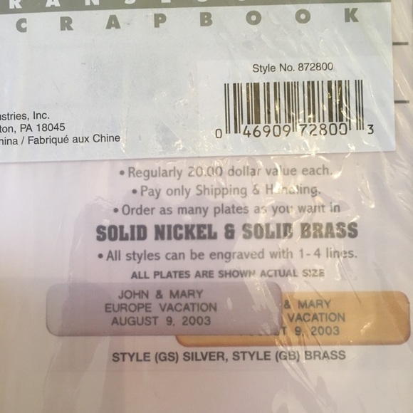 Translucent Scrapbook - Picture 3 of 7